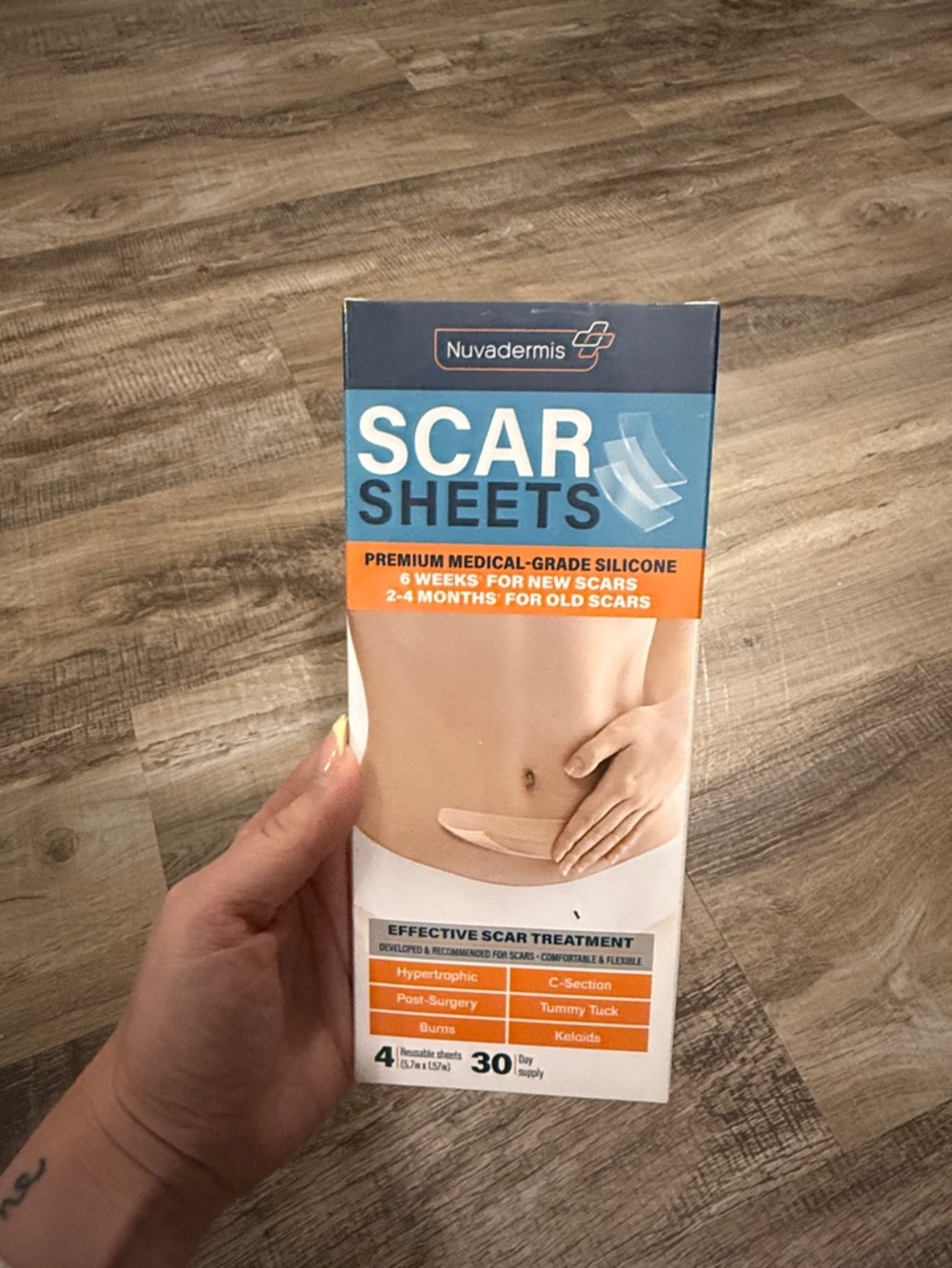 Scar Sheets Silicone Patch - Beige (4 Pack)